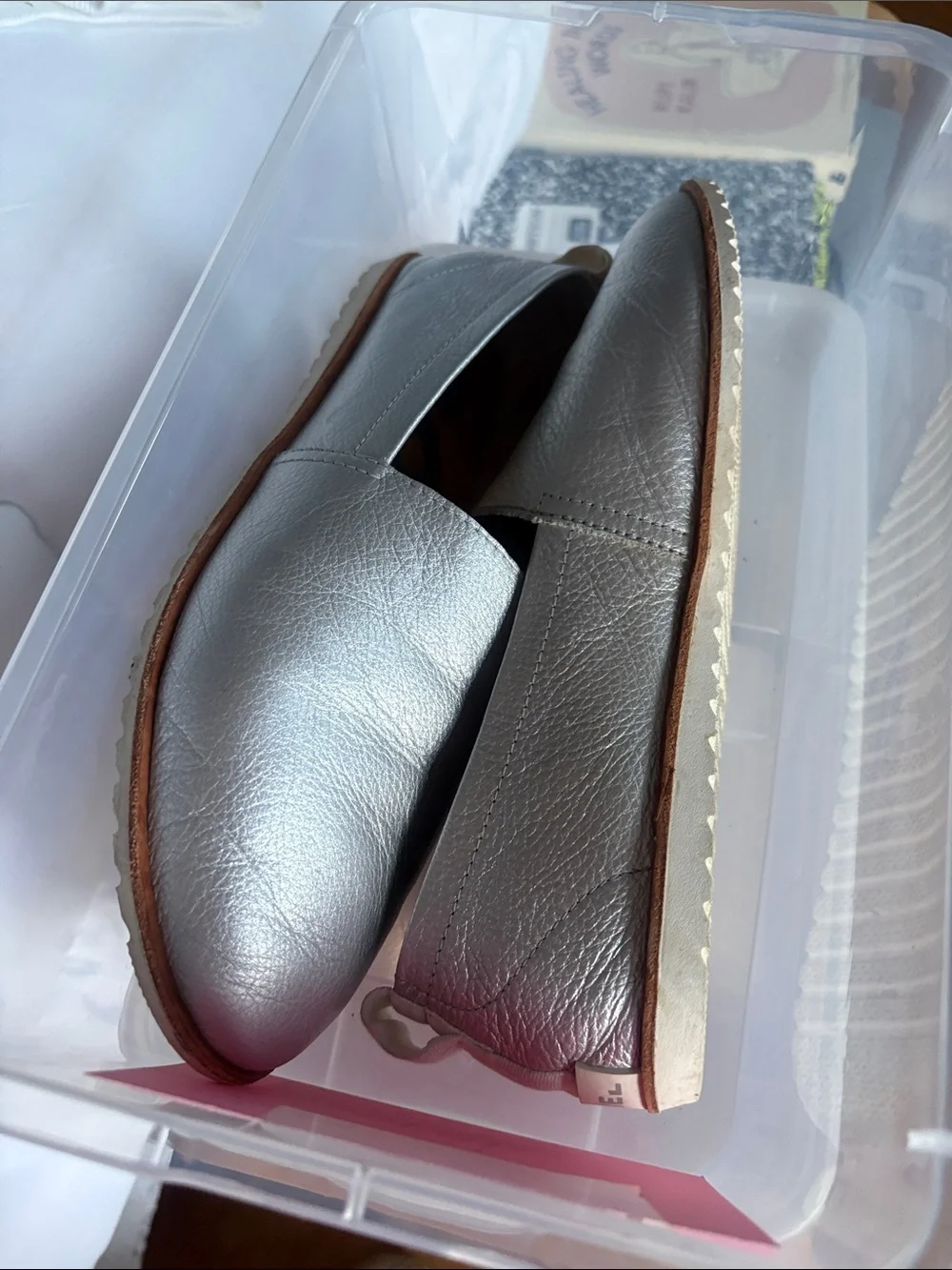 Silver Slip-On Sorel Women’s Loafers - Comfortable Casual Shoes